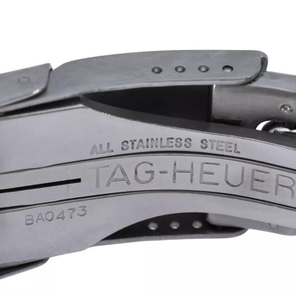 Men's 38mm Tag Heuer SEL Professional Chronograph Black Dial Watch CG1110-0! - Picture 9 of 10